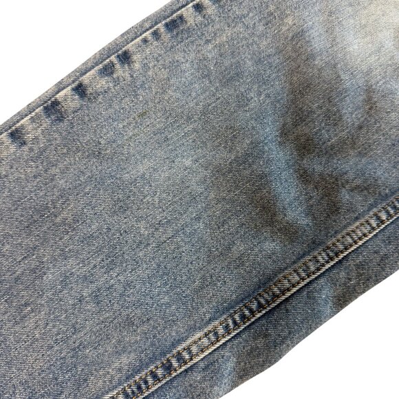 Levis Mens W34 L32 Blue Straight-Leg Denim Jeans 99% Cotton & 1% Elastane - Picture 2 of 10